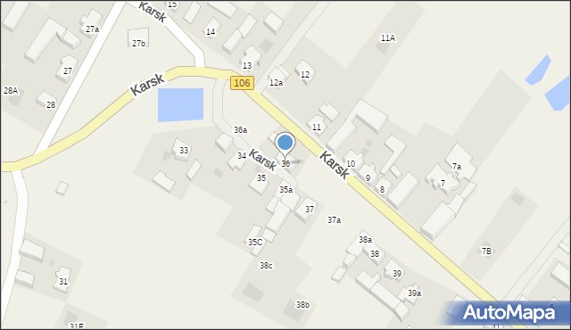 Karsk, Karsk, 36, mapa Karsk