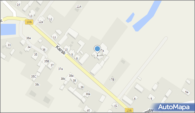 Karsk, Karsk, 7, mapa Karsk