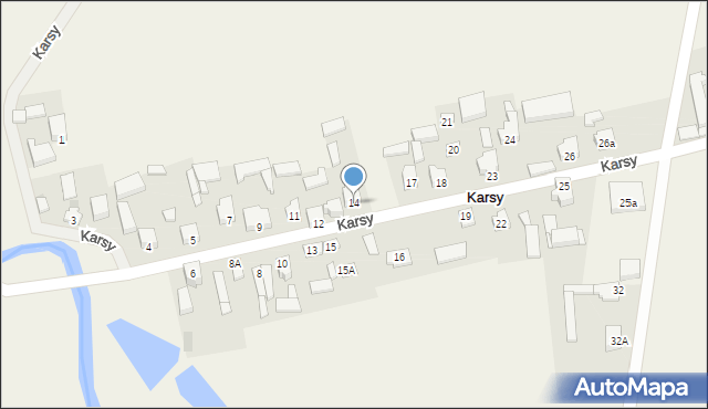 Karsy, Karsy, 14, mapa Karsy