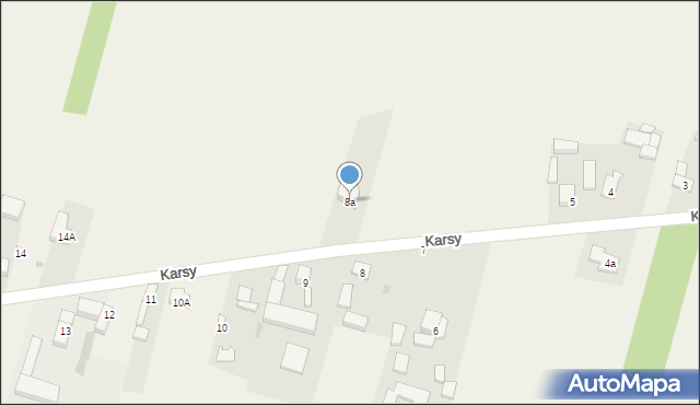 Karsy, Karsy, 8a, mapa Karsy