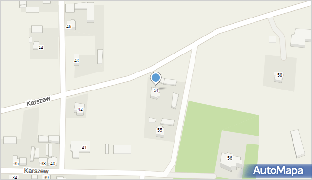 Karszew, Karszew, 54, mapa Karszew