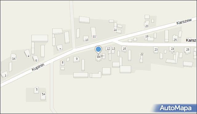 Karszew, Karszew, 9A, mapa Karszew