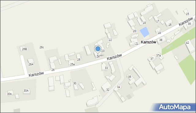 Karszów, Karszów, 24, mapa Karszów