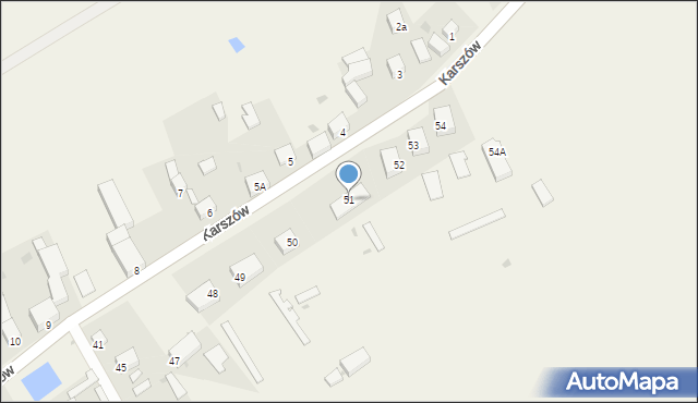 Karszów, Karszów, 51, mapa Karszów