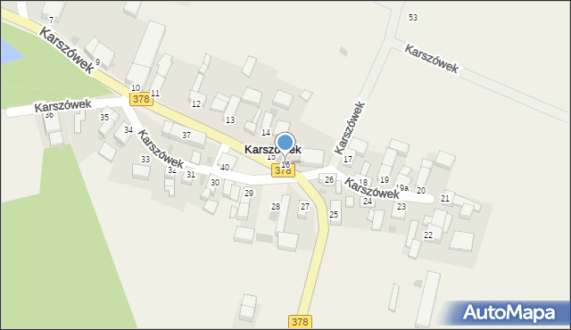 Karszówek, Karszówek, 16, mapa Karszówek
