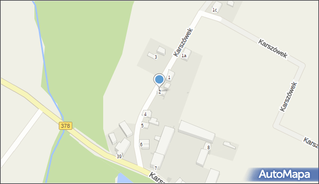 Karszówek, Karszówek, 2, mapa Karszówek