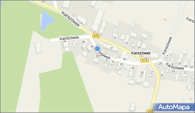 Karszówek, Karszówek, 33, mapa Karszówek