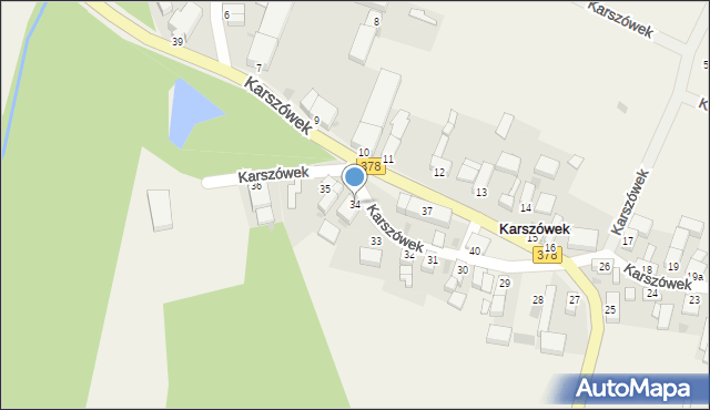 Karszówek, Karszówek, 34, mapa Karszówek