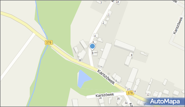 Karszówek, Karszówek, 6, mapa Karszówek