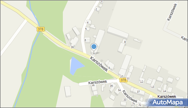 Karszówek, Karszówek, 7, mapa Karszówek