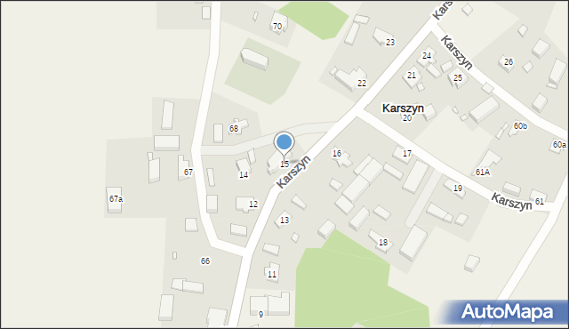 Karszyn, Karszyn, 15, mapa Karszyn