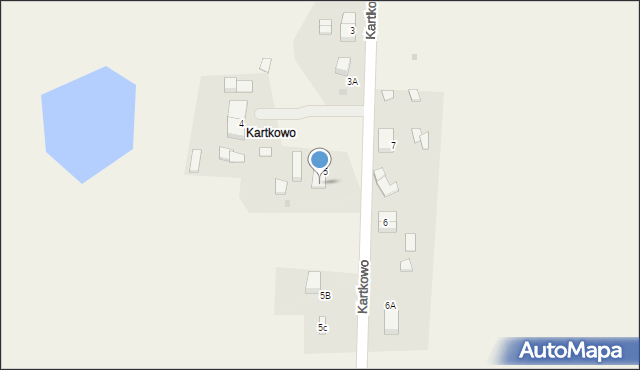 Kartkowo, Kartkowo, 5/1, mapa Kartkowo