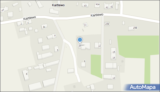 Kartlewo, Kartlewo, 10, mapa Kartlewo