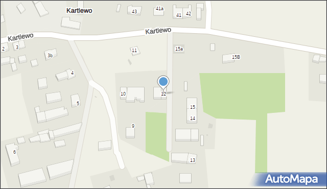 Kartlewo, Kartlewo, 12, mapa Kartlewo