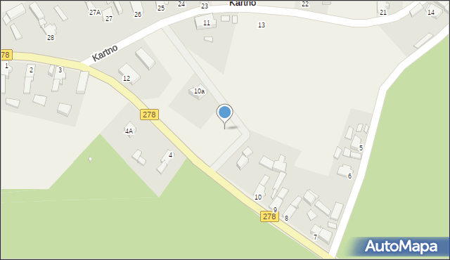 Kartno, Kartno, 10b, mapa Kartno