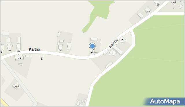 Kartno, Kartno, 21, mapa Kartno