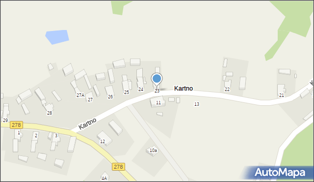 Kartno, Kartno, 23, mapa Kartno
