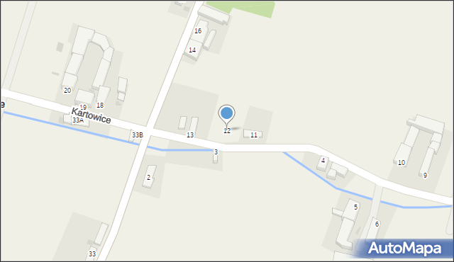 Kartowice, Kartowice, 12, mapa Kartowice