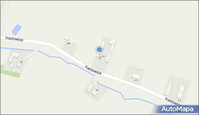 Kartowice, Kartowice, 25, mapa Kartowice