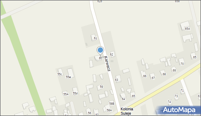 Karwacz, Karwacz, 60, mapa Karwacz