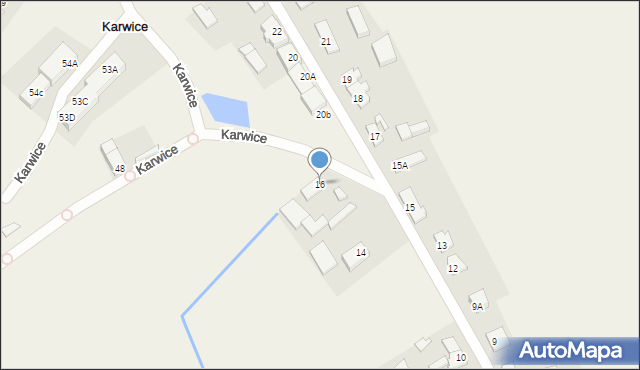 Karwice, Karwice, 16, mapa Karwice