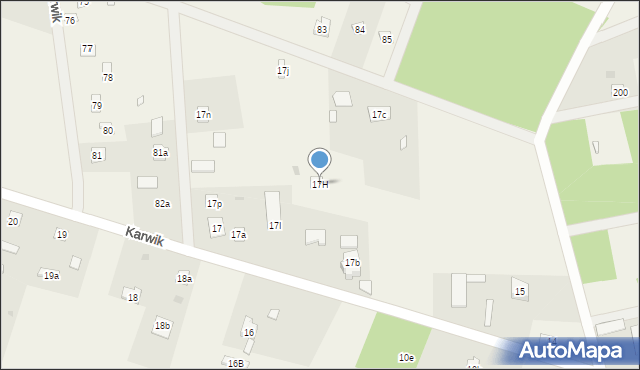 Karwik, Karwik, 17H, mapa Karwik
