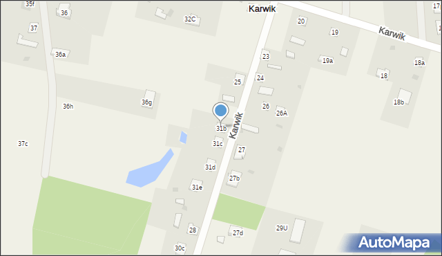 Karwik, Karwik, 31b, mapa Karwik