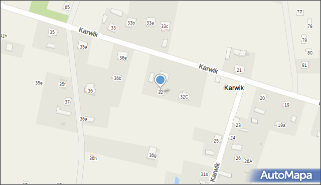 Karwik, Karwik, 32, mapa Karwik