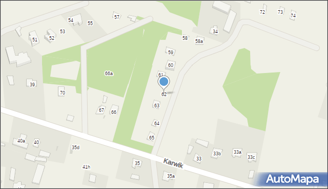 Karwik, Karwik, 62, mapa Karwik