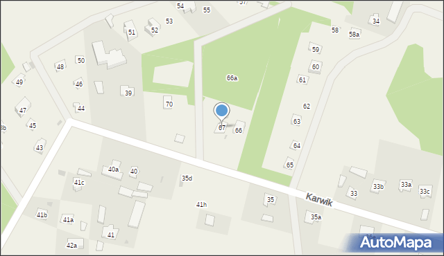 Karwik, Karwik, 67, mapa Karwik