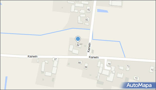 Karwin, Karwin, 64, mapa Karwin