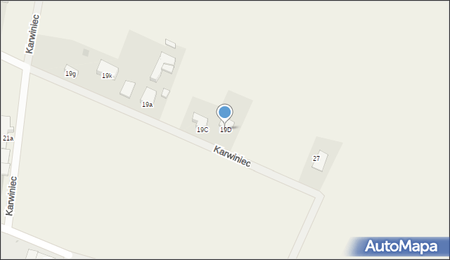 Karwiniec, Karwiniec, 19D, mapa Karwiniec