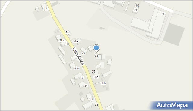 Karwiniec, Karwiniec, 33, mapa Karwiniec