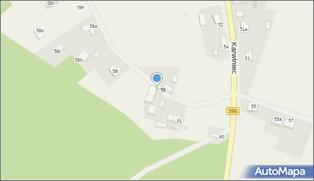 Karwiniec, Karwiniec, 58, mapa Karwiniec