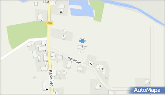 Karwiniec, Karwiniec, 5c, mapa Karwiniec