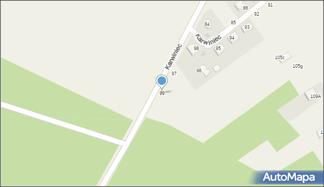 Karwiniec, Karwiniec, 99, mapa Karwiniec