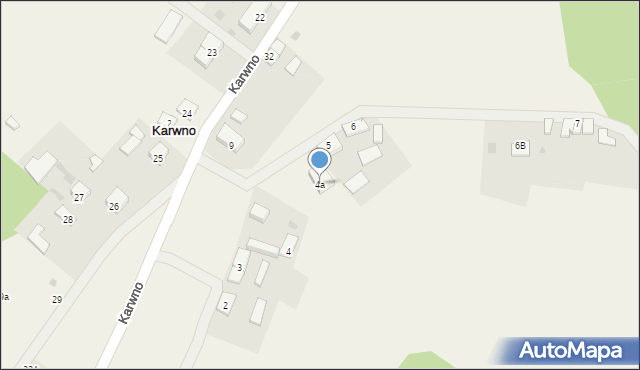 Karwno, Karwno, 4a, mapa Karwno