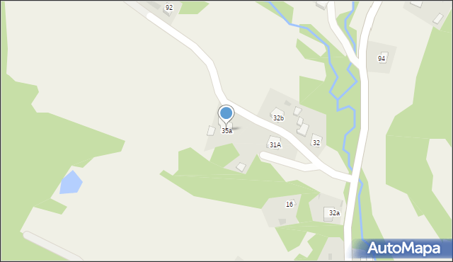 Karwodrza, Karwodrza, 35a, mapa Karwodrza