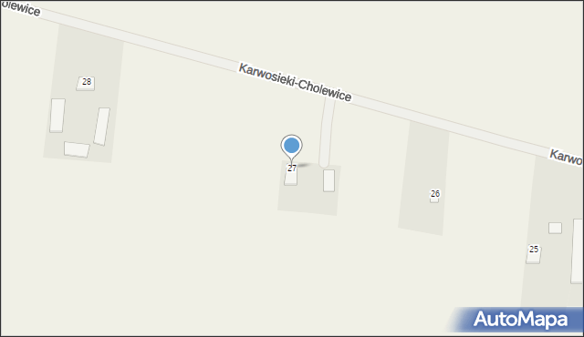 Karwosieki-Cholewice, Karwosieki-Cholewice, 27, mapa Karwosieki-Cholewice