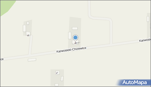 Karwosieki-Cholewice, Karwosieki-Cholewice, 46, mapa Karwosieki-Cholewice