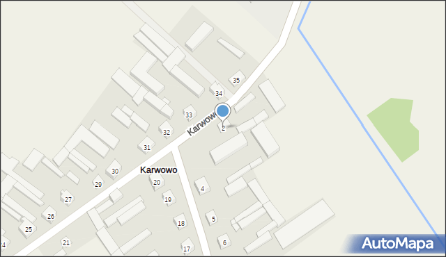 Karwowo, Karwowo, 2, mapa Karwowo