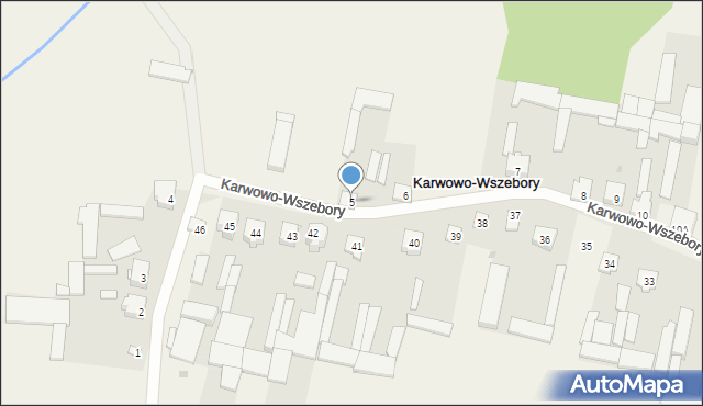 Karwowo-Wszebory, Karwowo-Wszebory, 5, mapa Karwowo-Wszebory