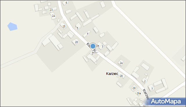 Karzec, Karzec, 27, mapa Karzec