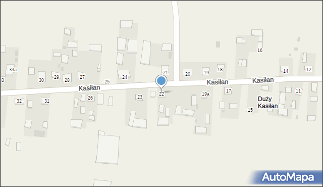 Kasiłan, Kasiłan, 22, mapa Kasiłan