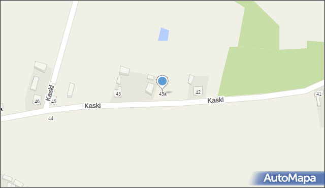 Kaski, Kaski, 43a, mapa Kaski