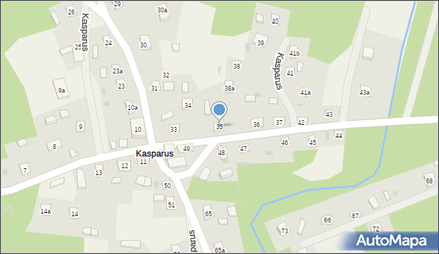 Kasparus, Kasparus, 35, mapa Kasparus