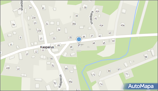 Kasparus, Kasparus, 47, mapa Kasparus