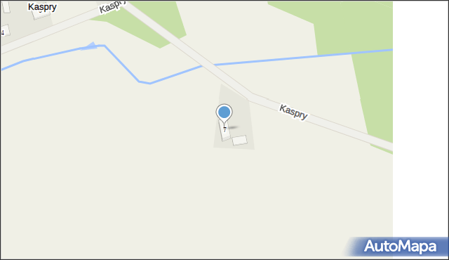 Kaspry, Kaspry, 7, mapa Kaspry