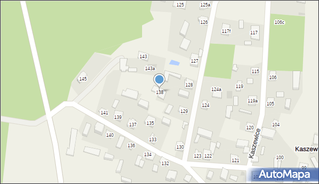 Kaszewice, Kaszewice, 138, mapa Kaszewice
