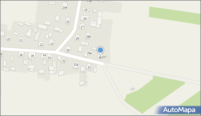 Kaszewice, Kaszewice, 30, mapa Kaszewice